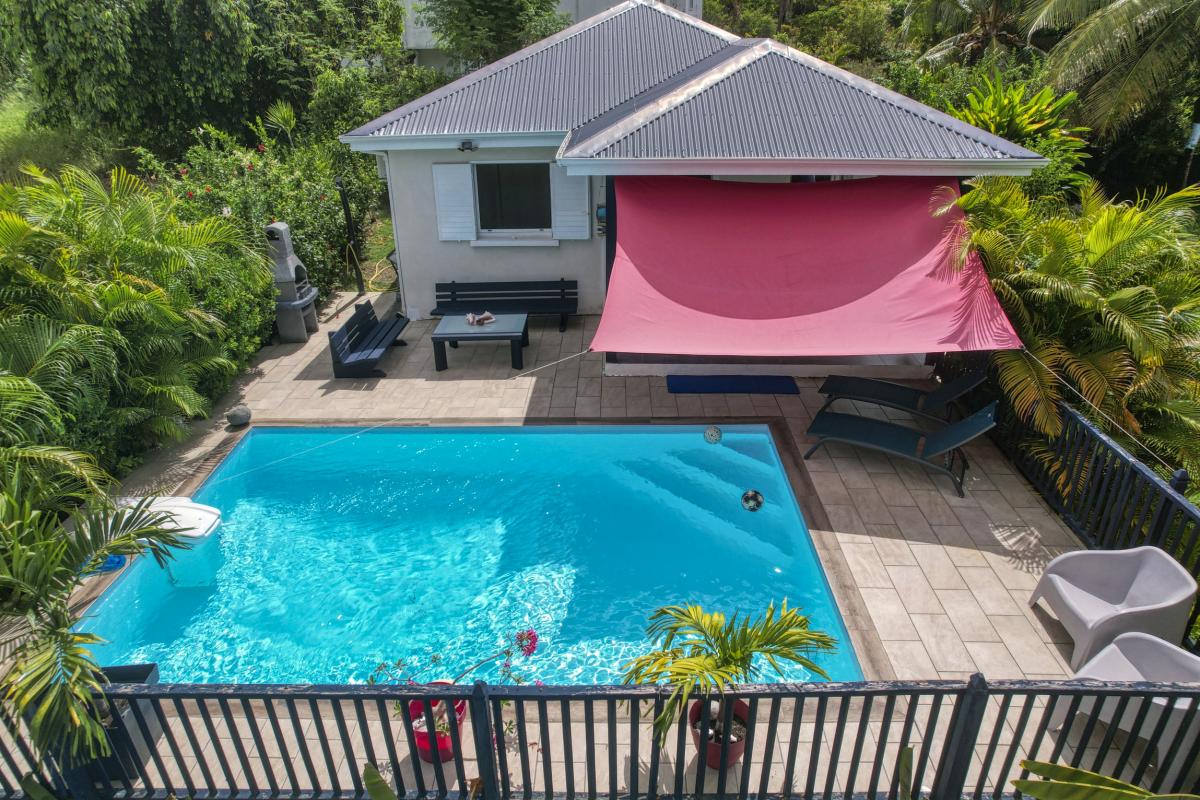 Location Villa 3 chambres Sainte Anne Guadeloupe-vue du ciel-20